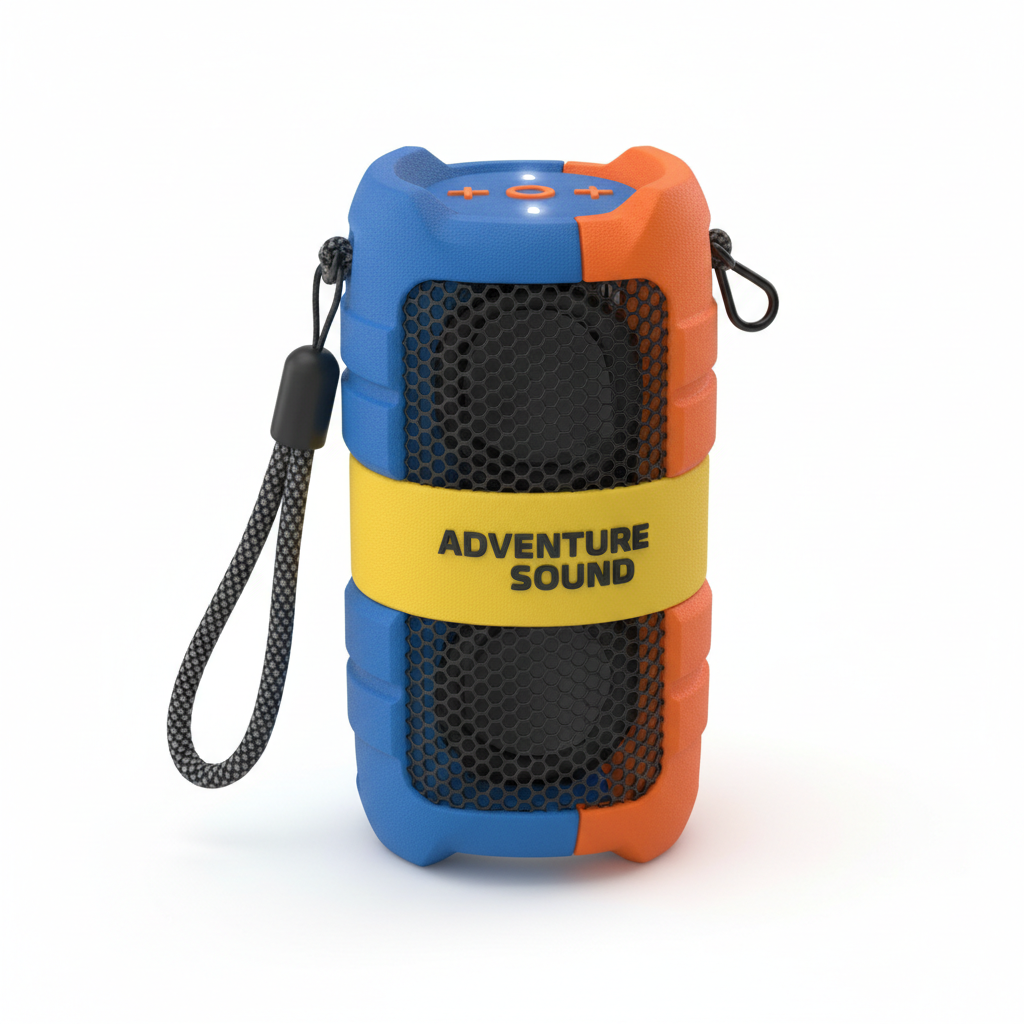Portable Outdoor Bluetooth Speaker – Loud 360° Sound with 20-Hour Battery