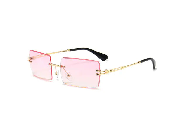 New Rimless Rectangle Sunglasses