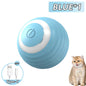 Cat Interactive Ball Toy, Automatic Rolling Ball with Tail, Rechargeable Smart Pet Interactive Toy, Intelligent Mouse for Cat