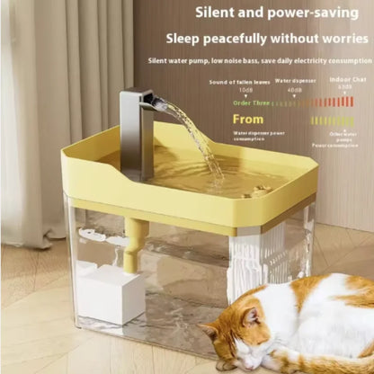 Cat Water Fountain Cat automatic water dispenser filters circulating flowing water intelligent pet automatic water dispenser