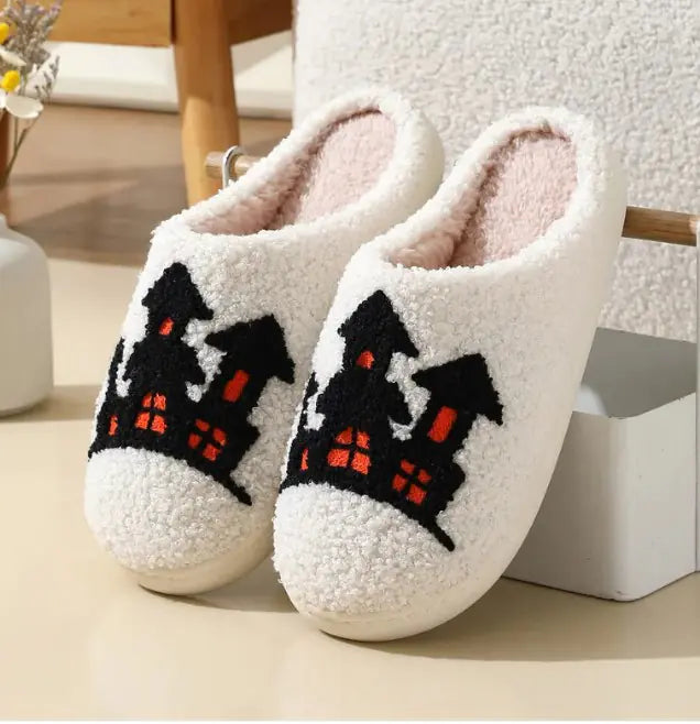 Halloween Spider Slippers