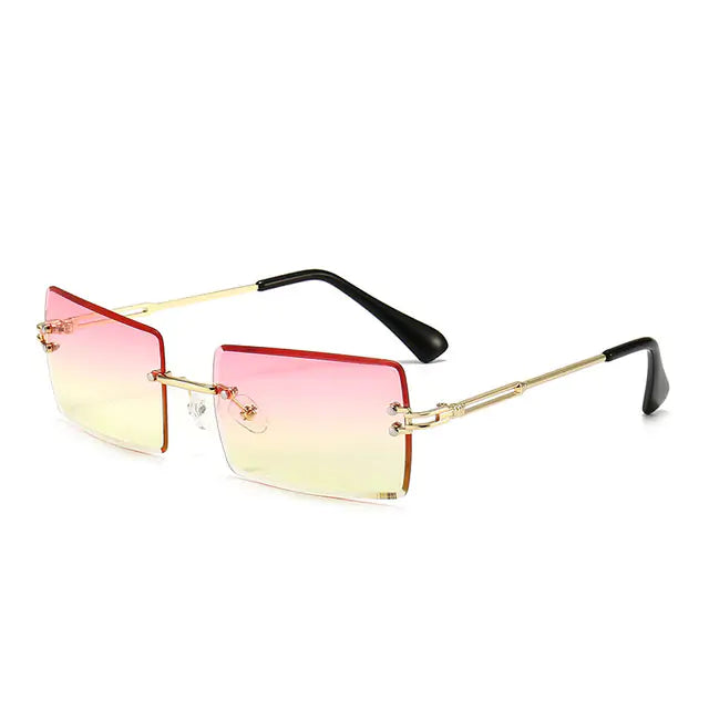 New Rimless Rectangle Sunglasses