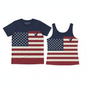 Patriotic Stars & Stripes T-Shirt – Red White & Blue Fourth of July Tee