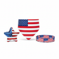 Patriotic Pet Accessories Set – Fourth of July Dog Bandana, Collar & Bow Tie