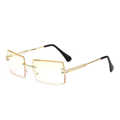 New Rimless Rectangle Sunglasses