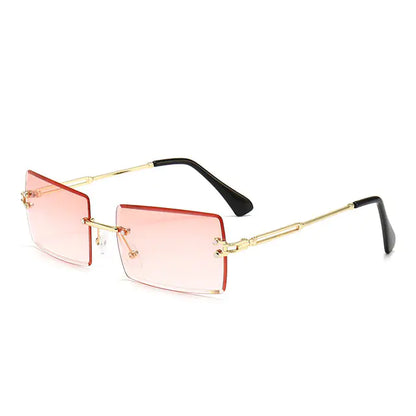 New Rimless Rectangle Sunglasses