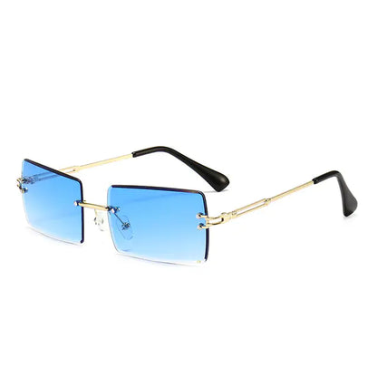 New Rimless Rectangle Sunglasses